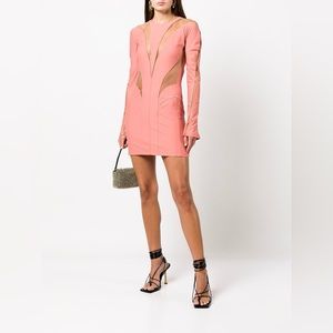 Mugler X The Webster Blush Dress